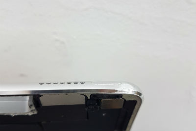 iPad Pro casing penyok power button rusak